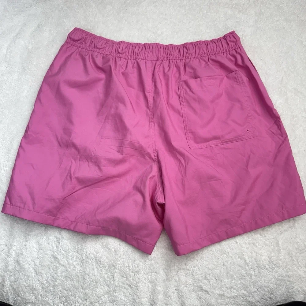Nike Swim Trunks Pink Mesh‎ Lined Quick Dry Beach Shorts Men Large